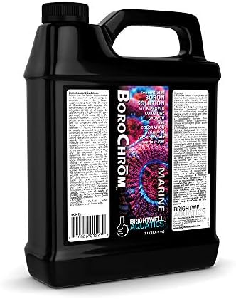 Brightwell Aquatics BoroChrom - Mercan Büyümesi ve Kırmızı Renklenme için Konsantre Bor Çözeltisi