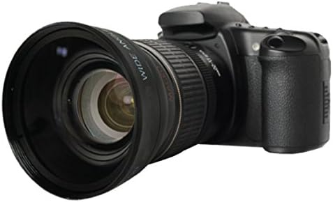 52mm .43x Geniş Açı Makro Lens Canon EOS Rebel T6s, T6i, SL1, T5, T5i, T4i, T3, T3i, T1i, T2i, XSİ, XS, XTİ, XT, 70D,
