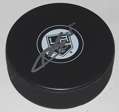 CHRİSTİAN FOLİN imzalı (LOS ANGELES KİNGS) hatıra logolu hokey diski W/COA İmzalı NHL Diskleri