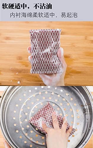Tuklye 8 Paket mutfak süngeri - Çizilmez Ağır Bulaşık Yıkama Temizleme Süngerleri Bulaşık, Lavabo Tezgahı Temizliği