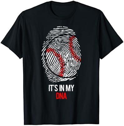 Komik Beyzbol Tişörtü, Bu benim DNA Parmak İzi Gömleğimde