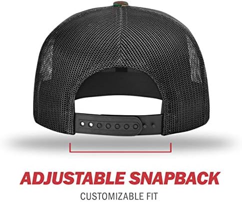 Richardson Unisex 511 Flatbill Kamyon Şoförü Ayarlanabilir Snapback Beyzbol şapkası