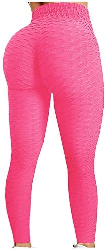MIASHUI takım elbise pantalonları Yoga Pantolon Kadınlar için Koşu Yoga Kaldırma Yüksek Egzersiz Kabarcık Pantolon