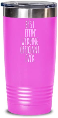 Hediye Düğün Officiant İçin En İyi Effin ' Düğün Officiant Hiç yalıtımlı içecek bardağı seyahat tipi kupa Komik İş