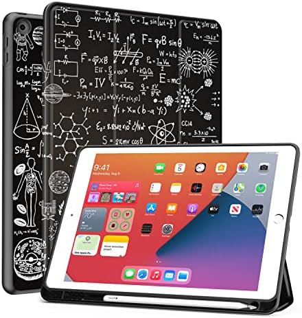MERRO iPad kılıfı 9th Nesil / iPad 8th Nesil / iPad 7th Nesil kalemlik, ince Darbeye Dayanıklı Koruyucu Tablet Kapak