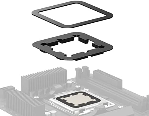 AMD Ryzen 7000 için ElecGear CPU Koruması, AMD AM5 LGA1718 Stok ılm'de 2 Paket Koruyucu Engelleyici Termal Macun Kaçak