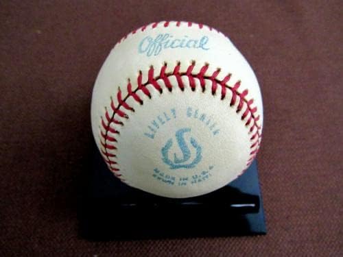 Al Campanis & Family Dodgers General Mgr İmzalı Otomatik Vtg Spalding Beyzbol Jsa İmzalı Beyzbol Topları