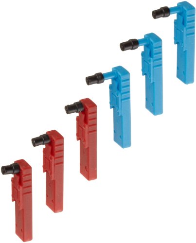 Dickson P246 Grafik Kaydedici Kalemler, 3 Kırmızı ve 3 Mavi (6'lı Paket)