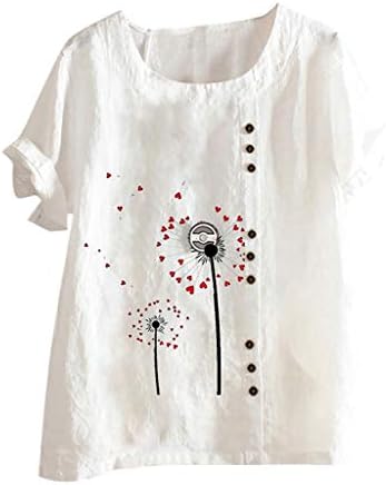 Yubnlvae Bayan T-Shirt Tişörtü Hafif Kısa Kollu Yaz Kare Boyun Grafik Moda Moda Rahat Artı Boyutu