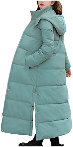Kadın Kış Sıcak Kalınlaşmak Kirpi Ceket Artı Boyutu Fermuar Aşağı Ceket Katı Düğme Bölünmüş Hem Pamuk Yastıklı Palto